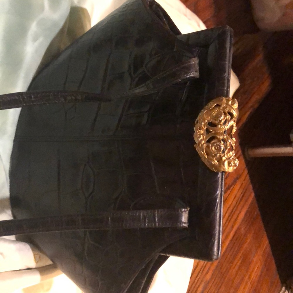 BI authentic  Alligator skin bag